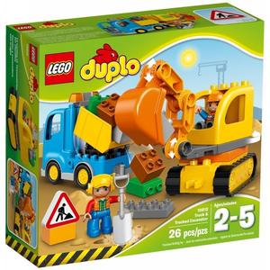 LEGO DUPLO, блоки Грузовик и гусеничный экскаватор, 10812