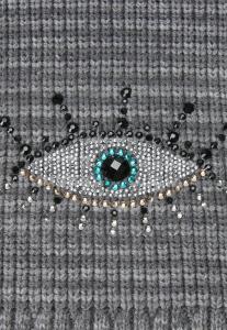Шарф EVIL EYE Kurt Geiger London, серый
