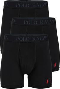 Polo Ralph Lauren Нижнее белье Мужские 4D Flex Хлопковые Модальные Трусы-боксеры 3 шт, Polo Black