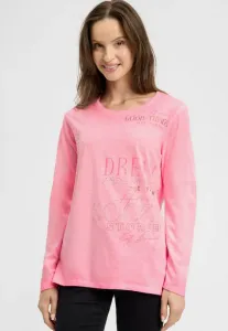 Топ с длинными рукавами и принтом und schmucksteinen Soccx, Neon Rose