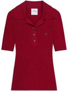 Рубашка поло Iconic Courrèges, красный