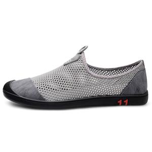 LAORENTOU Мужские повседневные кроссовки низкие черно-серые серые, цвет Gray