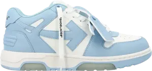 Кроссовки Off-White Out of Office 'Light Blue' 2023, синий