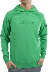 Мужская толстовка Callaway C23118101 из технологичного трикотажа (с защитой от попадания пищи в ротанг) / для гольфа, зеленый
