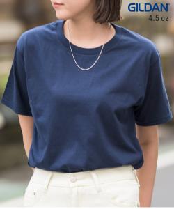 GILDAN/Футболка из высококачественного хлопка плотностью 4,5 унции, изготовленная по японским стандартам, с коротким рукавом, однотонная, Gildan GL63000