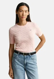 Футболка с принтом в виде эластичного кабеля Gant, Apricot Pink