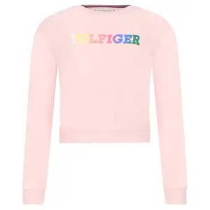 Толстовка свободного кроя-монотипа Tommy Hilfiger, розовый