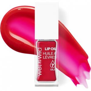 Блеск для губ Wet N Wild Tinted Lip Oil Nourishing Non-Sticky Red Lip Gloss Powered by 7