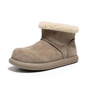 Golofi Женские полусапожки каштановые, кофейные, антилопа браун, цвет Antelope Brown