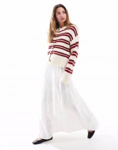 Юбка макси Cotton On в несколько ярусов белого цвета Cotton:On