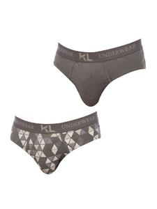 Трусы Kisses and Love, серый