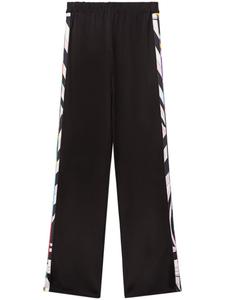 PUCCI брюки с отделкой абстрактным принтом, черный