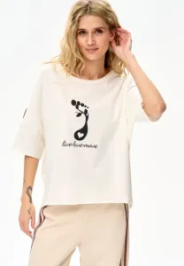 Лимская блузка с длинными рукавами Blue Shadow, White