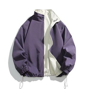 Куртка Unisex Stand Collar Thin VanCamel, фиолетовый