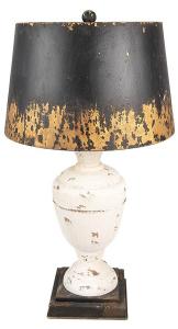 Настольная лампа Clayre & Eef Rashmi, бежевый - материал: дерево - 36 x 65 x 36 см