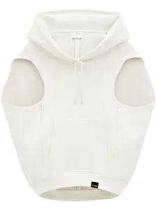 Флисовое худи Space Courrèges, белый