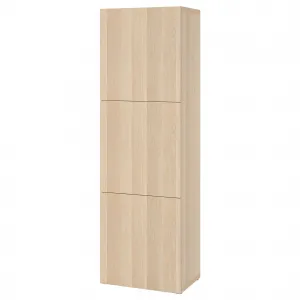 Стеллаж, под беленый дуб, 60x42x193 см, LAPPVIKEN BESTÅ IKEA