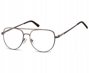 СЕРЕБРЯНЫЕ ОЧКИ, очки-авиаторы, коричневые с рецептом, inna