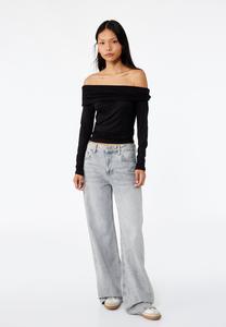 Топ Koton Long sleeved top, Black