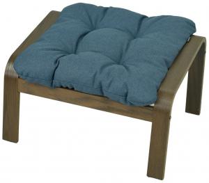 АМПО ИКЕА ПОЭНГ ПЕЛЛО Подушка обивочная на подножку кресла Подушка ИКЕА 10 см AMPO, синий