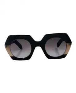 Шестиугольные коричневые солнцезащитные очки, ацетат ручной работы Kaleos, коричневый