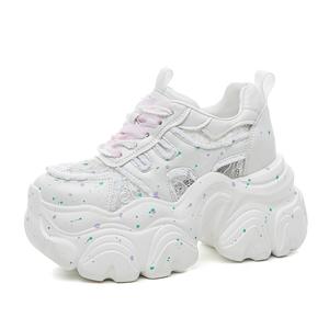 Shoe cabinet floral language Женские низкие кроссовки Chunky, белые