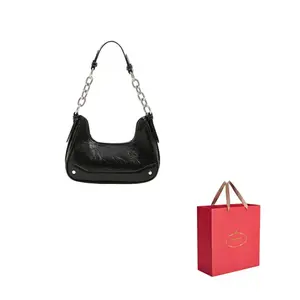 PAYOT Женская сумка через плечо из искусственной кожи микрофибра красная, Black