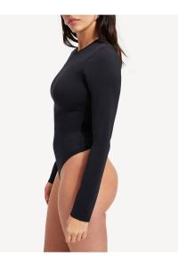 Боди с круглым вырезом для подводного плавания Good American, черный