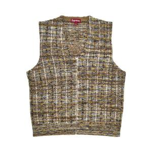 Свитер Supreme Speckled Zip Up Sweater Vest, Tan