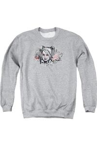 Толстовка Batman Arkham Knight Hq Sketch для взрослых с круглым вырезом Gildan, цвет athletic heather