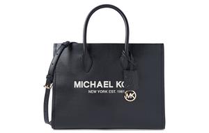 MICHAEL KORS Сумка Mirella через плечо из коровьей кожи, тоут, женская средняя сумка на одно плечо black