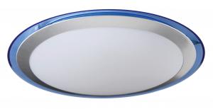 Потолочный светодиодный светильник, серебристо-синий, степень защиты IP20 Näve, синий/серебристый