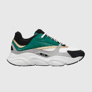 Кроссовки Dior B22 'White Green', белый