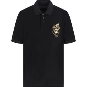 Хлопковая поло ARMANI EXCHANGE, черный