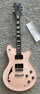 EVH Limited Edition SA-126 Special, гриф из эбенового дерева, сатиново-розовая распашная крышка