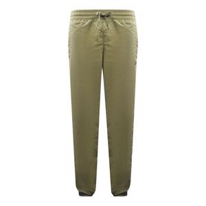 T3506 b57 спортивные брюки в стиле милитари с лентой в тон Fred Perry, зеленый