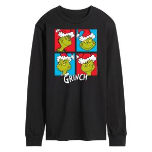 Мужская футболка Dr. Seuss Grinch Grinch с длинными рукавами Licensed Character