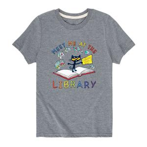Футболка с рисунком «Библиотека кота Пита» для мальчиков 8–20 лет Licensed Character