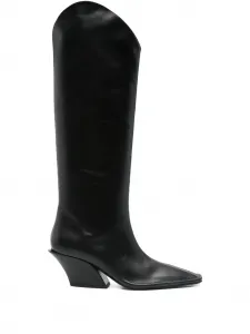 Сапоги с заостренным носком Mugler, черный