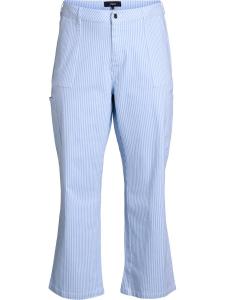 Широкие джинсы-карго Zizzi, светло-синий