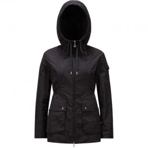 Куртка с капюшоном Leandro с логотипом Moncler, черная