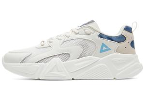 Повседневные кроссовки мужские низкие кремовый/фиолетово-синий PEAK