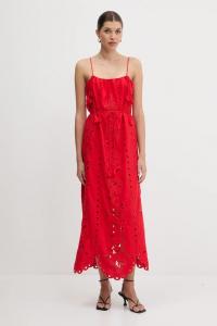 Льняное платье Farm Rio, красный