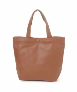 Сумка-тоут с логотипом, имитирующим кожу Studio Clip, цвет Brown 50