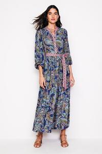 Платье макси из вискозы Alba Boden, синий