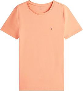 Женская футболка с полосатым логотипом Tommy Hilfiger, Peach Dusk