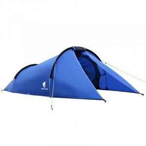 Yjhome ветреная двухслойная палатка для кемпинга на открытом воздухе, двойная алюминиевая опора, портативная туннельная палатка для пляжа и кемпинга, двойная