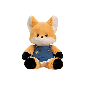 Плюшевая кукла Forest Run Collection Cute Husky, Wolf, Fox высотой 35см/50см DUOMIAOYOU