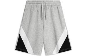 Li-Ning LiNing Weekend Youth Casual Shorts Men's Heather Gray Light Smoke Gray