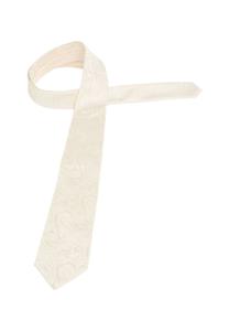 Шелковый галстук ETERNA, кремовый